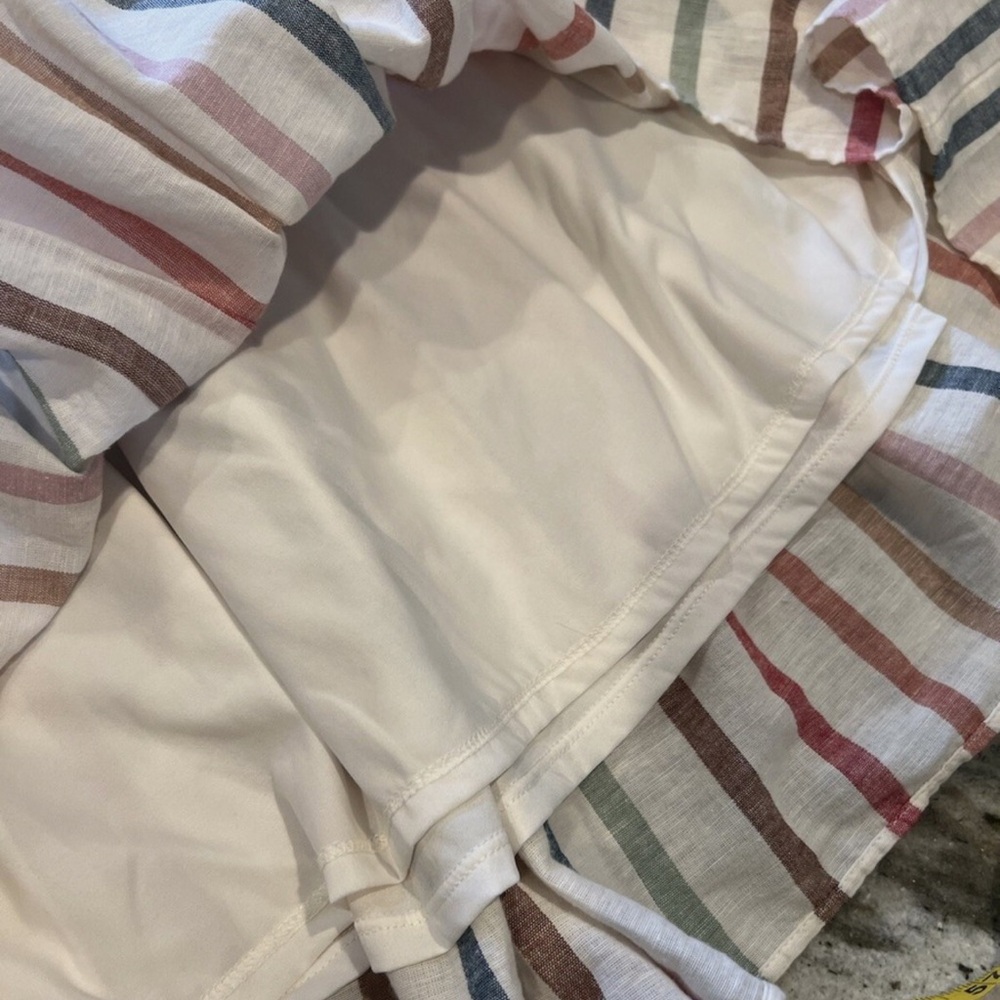 American Eagle Outfitters Multicolor Striped Backless Dress size Large - Picture 4 of 5